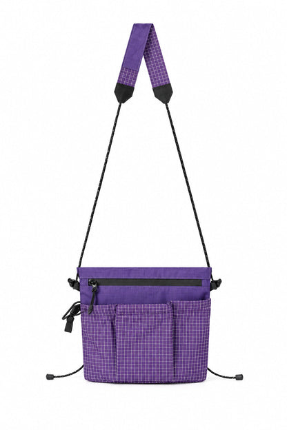 Waterproof X-Pac Crossbody Bag – Lightweight Ripstop Nylon Sling Pouch with Adjustable Strap for Travel, Hiking and Everyday Carry