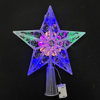 Glowing Star Christmas Ornament – LED Hanging Tree Pendant for Home, Room Décor, Holiday Parties & New Year Gift Accessories