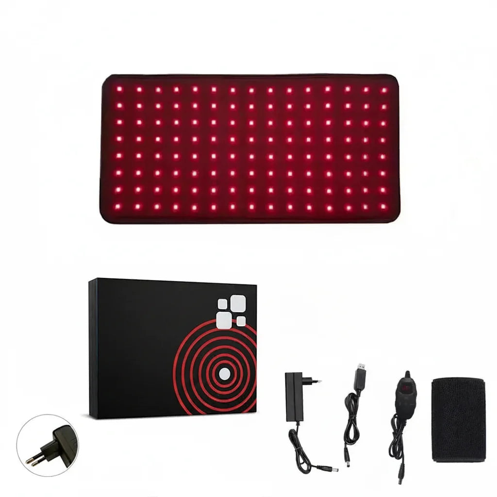 Red Light Therapy Pad - Portable Infrared LED Device for Body Recovery, Comfort and Wellness Support