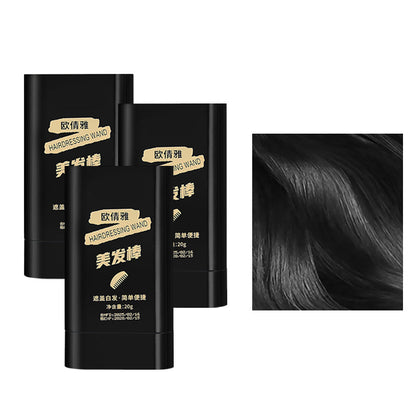 Temporary Gray Touch-Up Color Stick with Comb, Hair & Beard, Washes Out, 0.7 oz (20 g)