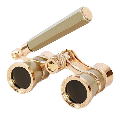 Vintage Opera Glasses — Compact Theater & Racecourse Binoculars, With or Without Handle