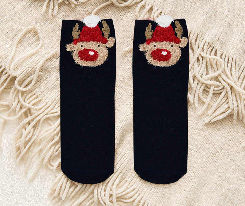 Cartoon Christmas Socks Ornaments – Cute Holiday Hanging Decorations for Home, Xmas Gifts, Noel Parties & New Year 2025 Festive Atmosphere Enhancement