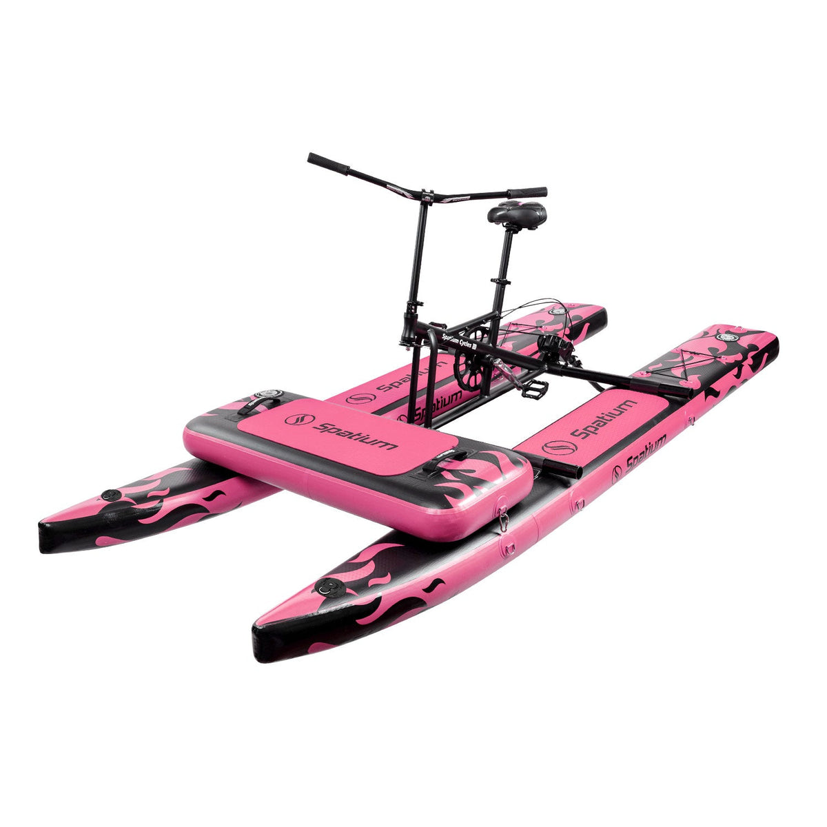 Spatium SUP Inflatable Water Bike 2.0 – Stable Pedal Kayak Pedal Boat for Lakes, Easy-Drive Inflatable Watercraft for Outdoor Adventure & Fitness
