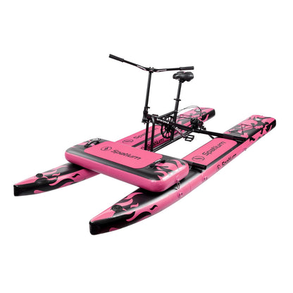 Spatium SUP Inflatable Water Bike 2.0 – Stable Pedal Kayak Pedal Boat for Lakes, Easy-Drive Inflatable Watercraft for Outdoor Adventure & Fitness