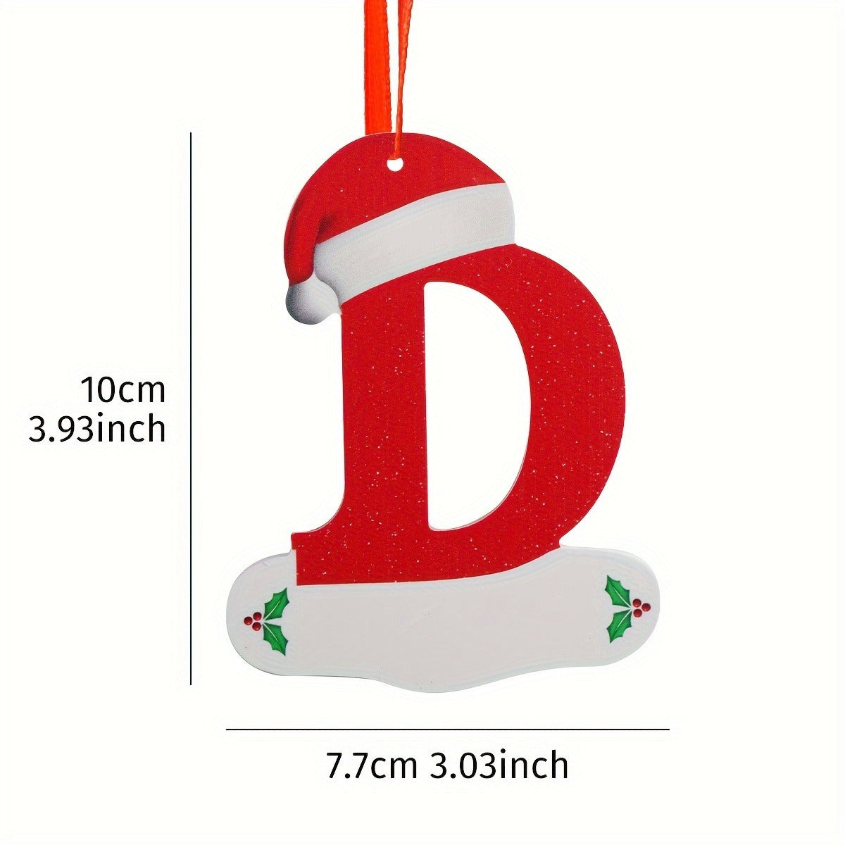 Alphabet Letter Christmas Ornaments – 26-Piece A–Z Hanging Tree Decorations for Home, Holiday Parties, Navidad & New Year 2026 Accessories