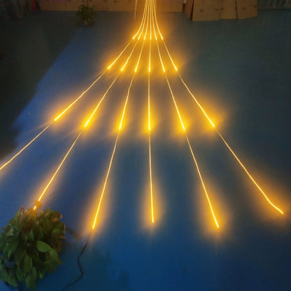 Waterproof Flow LED Strip Light – Flexible Neon Backlit Track Lighting for Outdoor Décor, Architectural Accents & Ambient Illumination