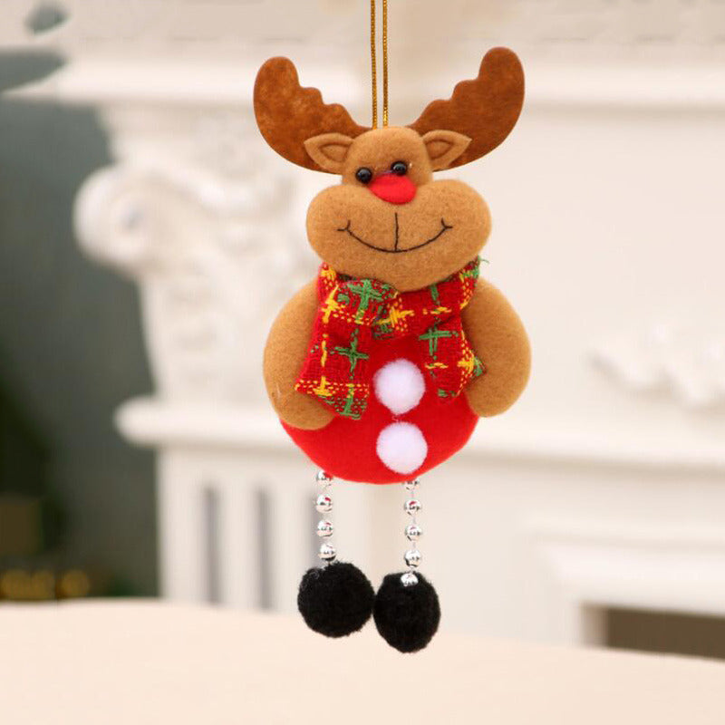 Cute Santa & Snowman Hugs-the-Tree Doll – Christmas Tree Ornament for Festive Décor, Holiday Atmosphere, Xmas Home Decoration & New Year Celebrations