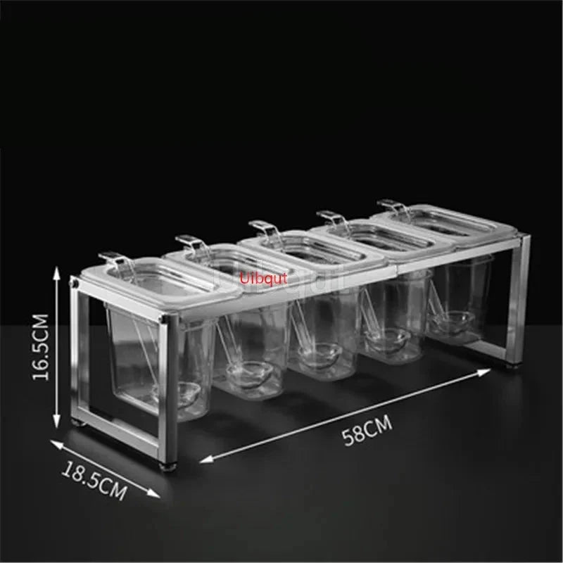 Commercial GN Pan Rack - Stainless Steel Food Tray Shelf Organizer for Restaurant Buffet, Durable Kitchen Storage Solution