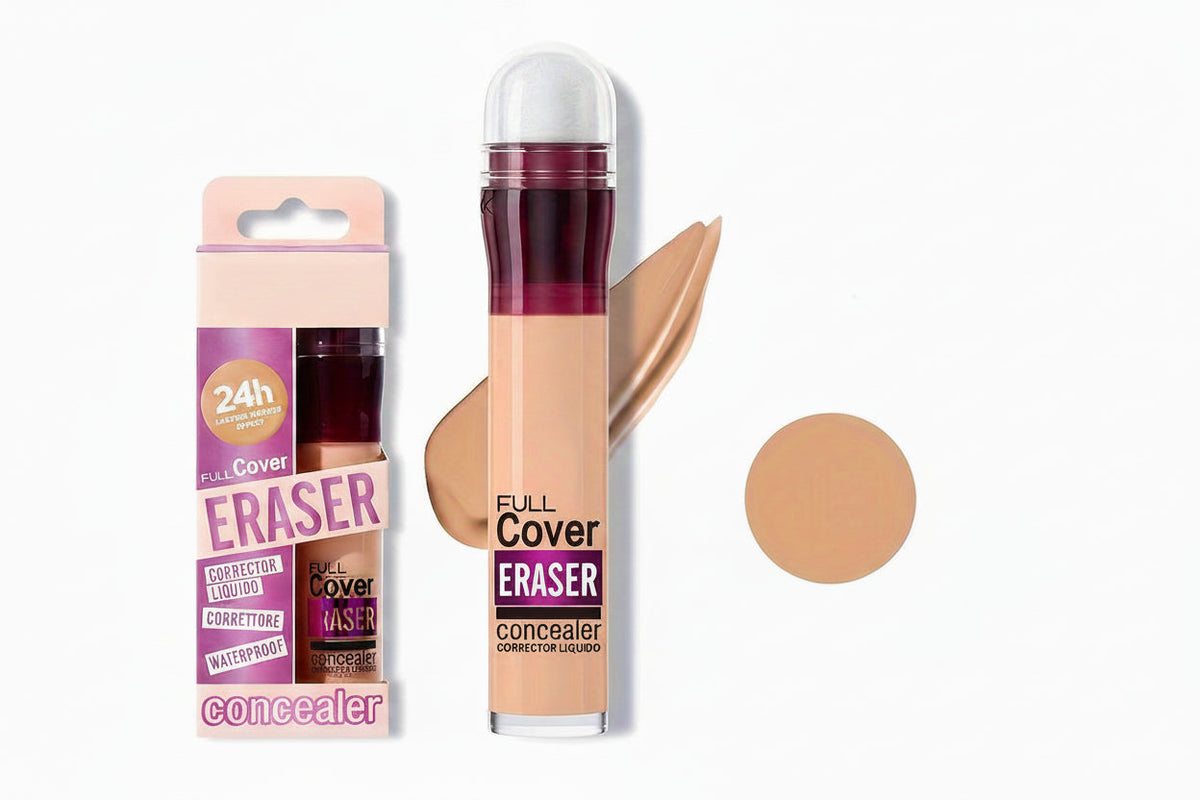 Liquid Concealer Foundation – Full Coverage Makeup for Dark Circles, Acne Marks, Freckles and Long Lasting Natural Finish