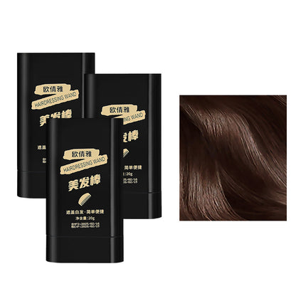 Temporary Gray Touch-Up Color Stick with Comb, Hair & Beard, Washes Out, 0.7 oz (20 g)