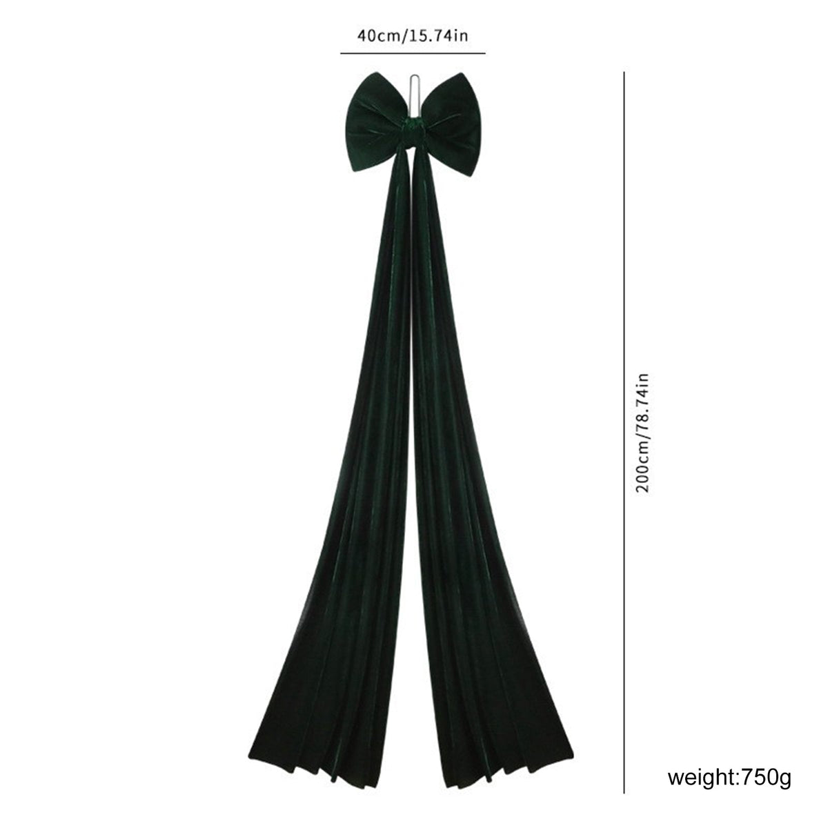 Large Christmas Decorative Bow – Festive Front Door, Tree, and Outdoor Décor Ribbon for Holiday Parties, Home Styling, and Seasonal Displays