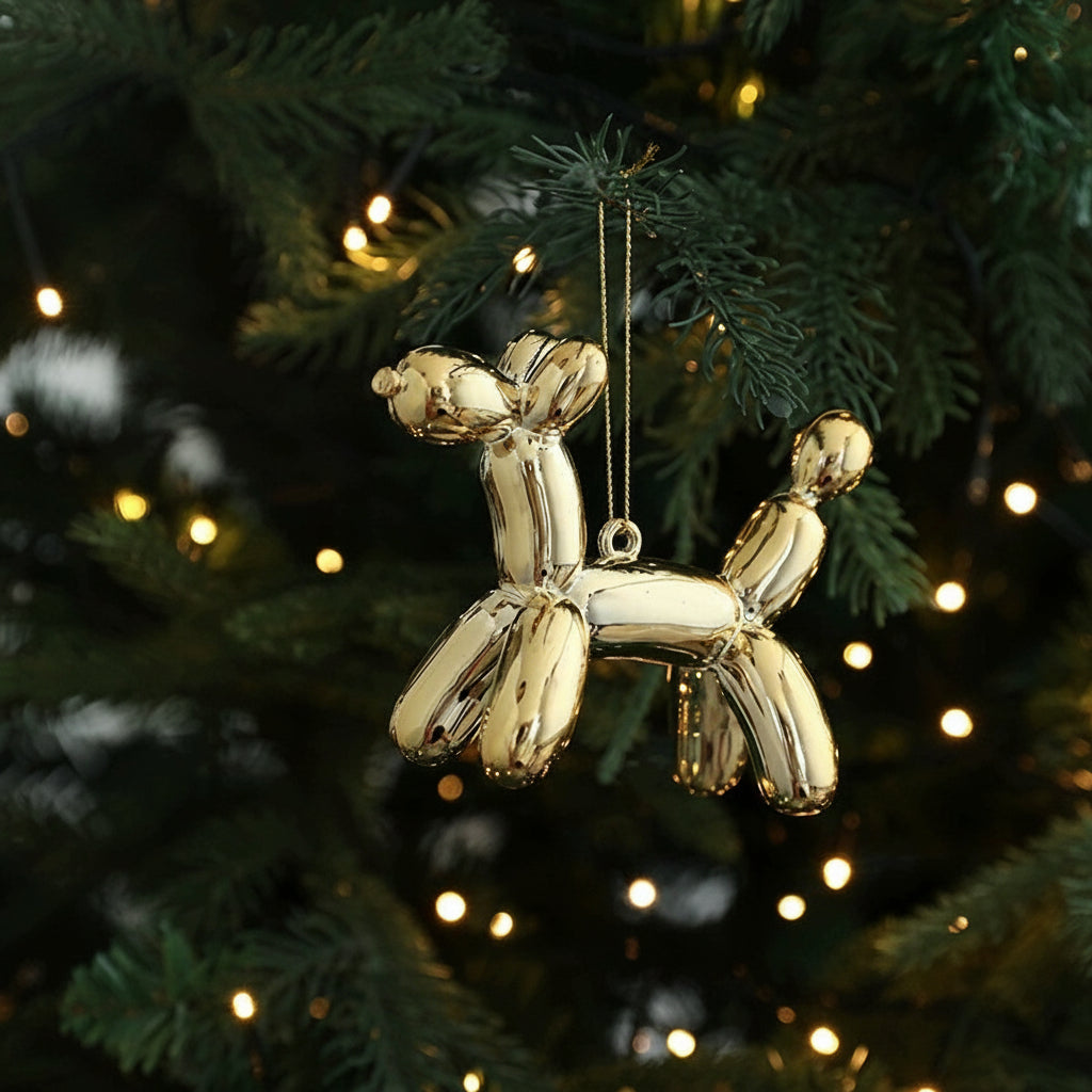 Gold Bear Bell Christmas Tree Ornaments – Holiday Hanging Decoration for Home, Parties, New Year & Festive Navidad Décor