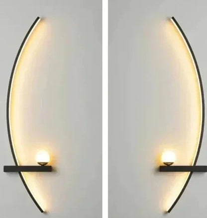 Modern LED Bedside Wall Lamp – Minimalist Art Sconce for Bedrooms, Reading Corners, Hotels and Stylish Contemporary Interior Lighting