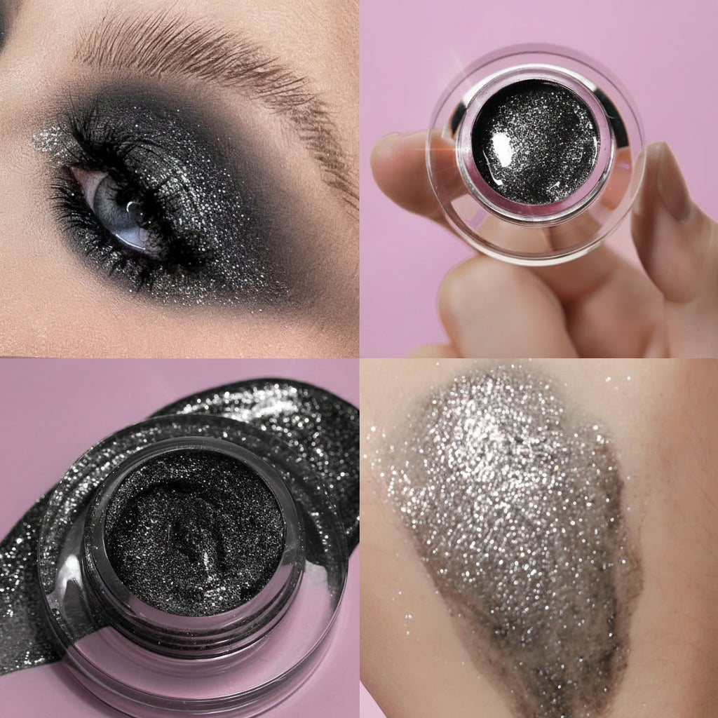 Liquid Pearlescent Highlighter Makeup - Waterproof Non Sticky Glow Enhancer for Eyes Cheeks and Radiant Party Makeup Looks
