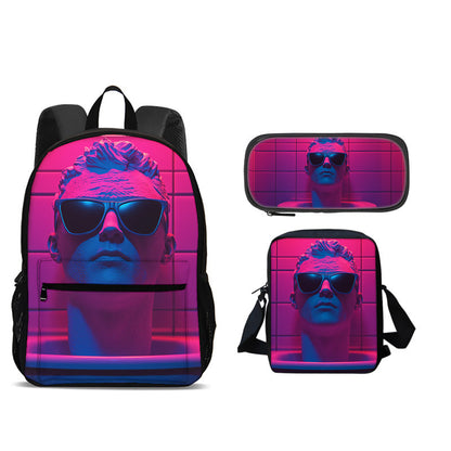 Skibidi Toilet Man Backpack Set – Fun 3-Piece Character Backpack Collection for Kids, School, Travel, Gifts and Playful Everyday Carry