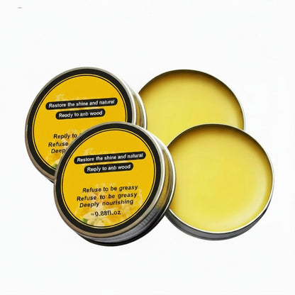 Wood Cutting Board Beeswax Paste – Food-Grade Coconut Oil and Vitamin E Conditioner for Nourishing, Protecting and Restoring Natural Wood Shine