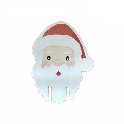 Wine Glass Christmas Card Set – 10-Piece  Santa Hat Cup Decorations for Home, Parties, Xmas Table Settings & New Year Celebrations