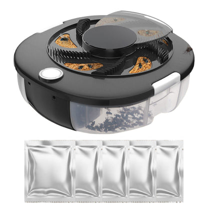 USB Electric Pest Catcher - Quiet Flytrap with Removable Tray for Kitchen or Home Use, Washable & Effective Bug Control Tool