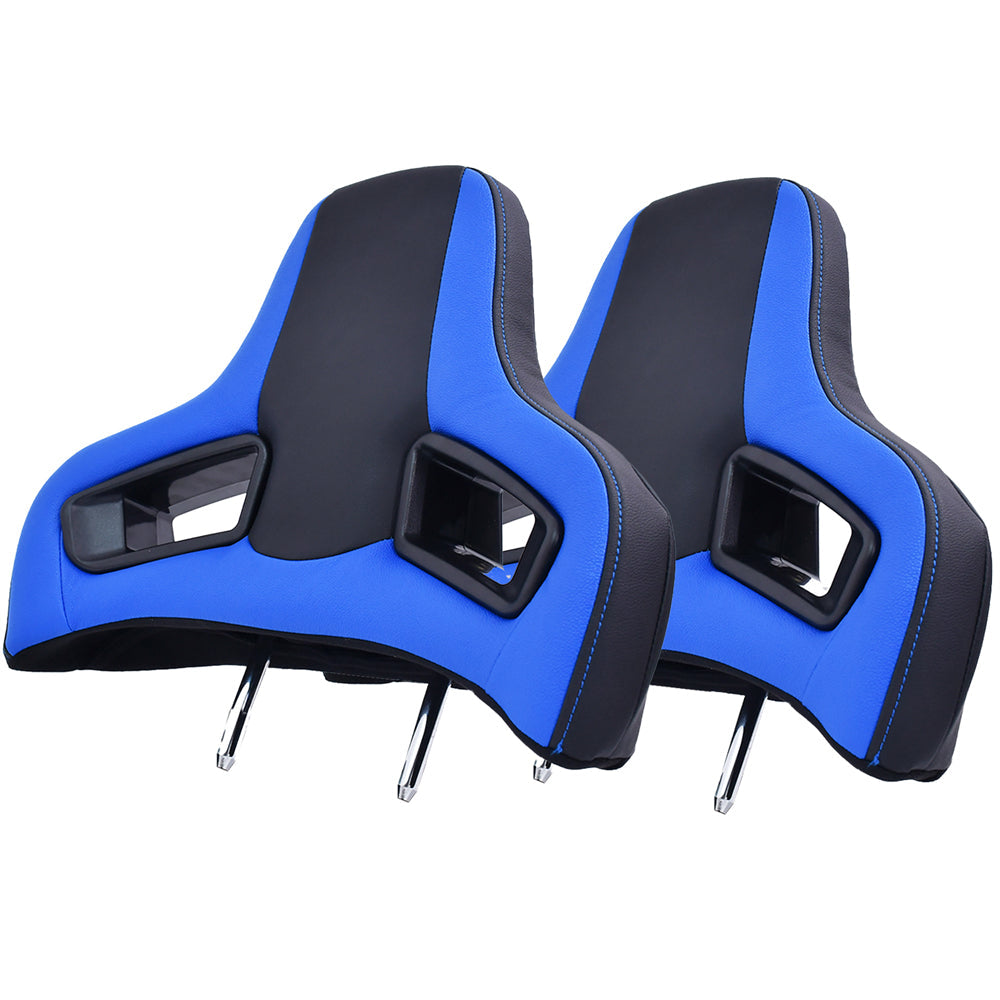 Premium Leather Racing Headrest – High-Quality Automotive Neck Support Cushion for Vehicle Seats, Driving Comfort and Sporty Interior Styling