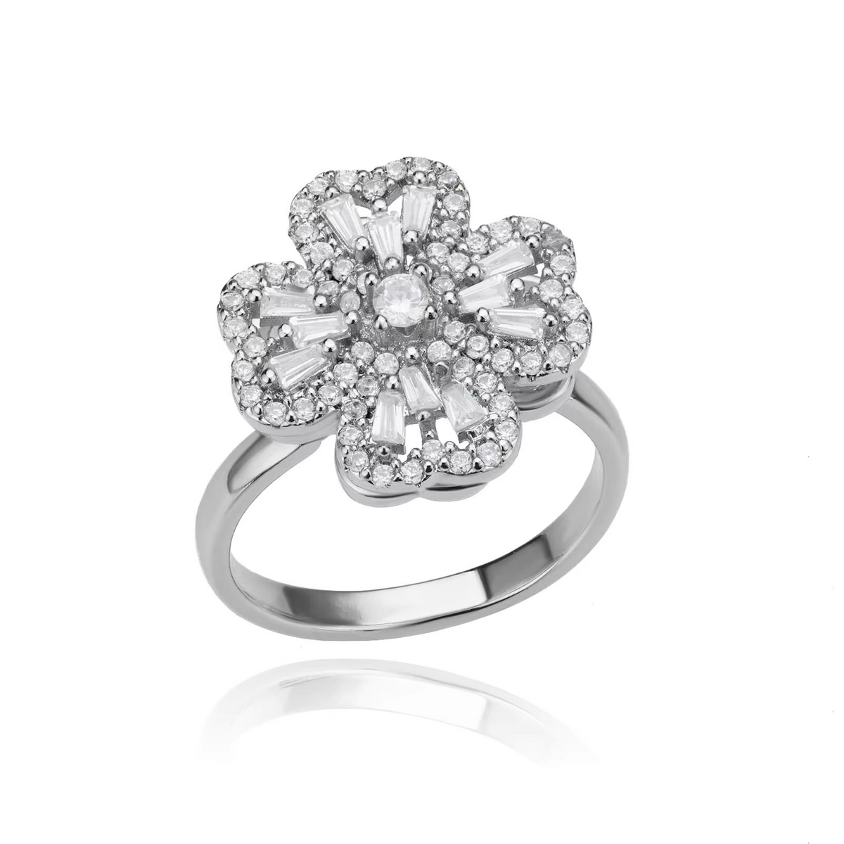 Anti-Stress Sunflower Spinner Ring – Stainless Steel Anxiety Fidget Jewelry for Women with Rotating Sun Star Design Christmas Gift.