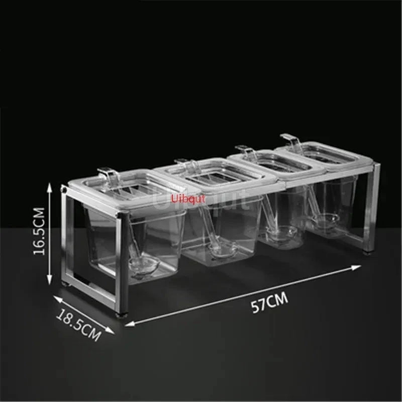 Commercial GN Pan Rack - Stainless Steel Food Tray Shelf Organizer for Restaurant Buffet, Durable Kitchen Storage Solution