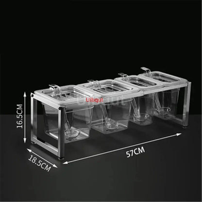 Commercial GN Pan Rack - Stainless Steel Food Tray Shelf Organizer for Restaurant Buffet, Durable Kitchen Storage Solution