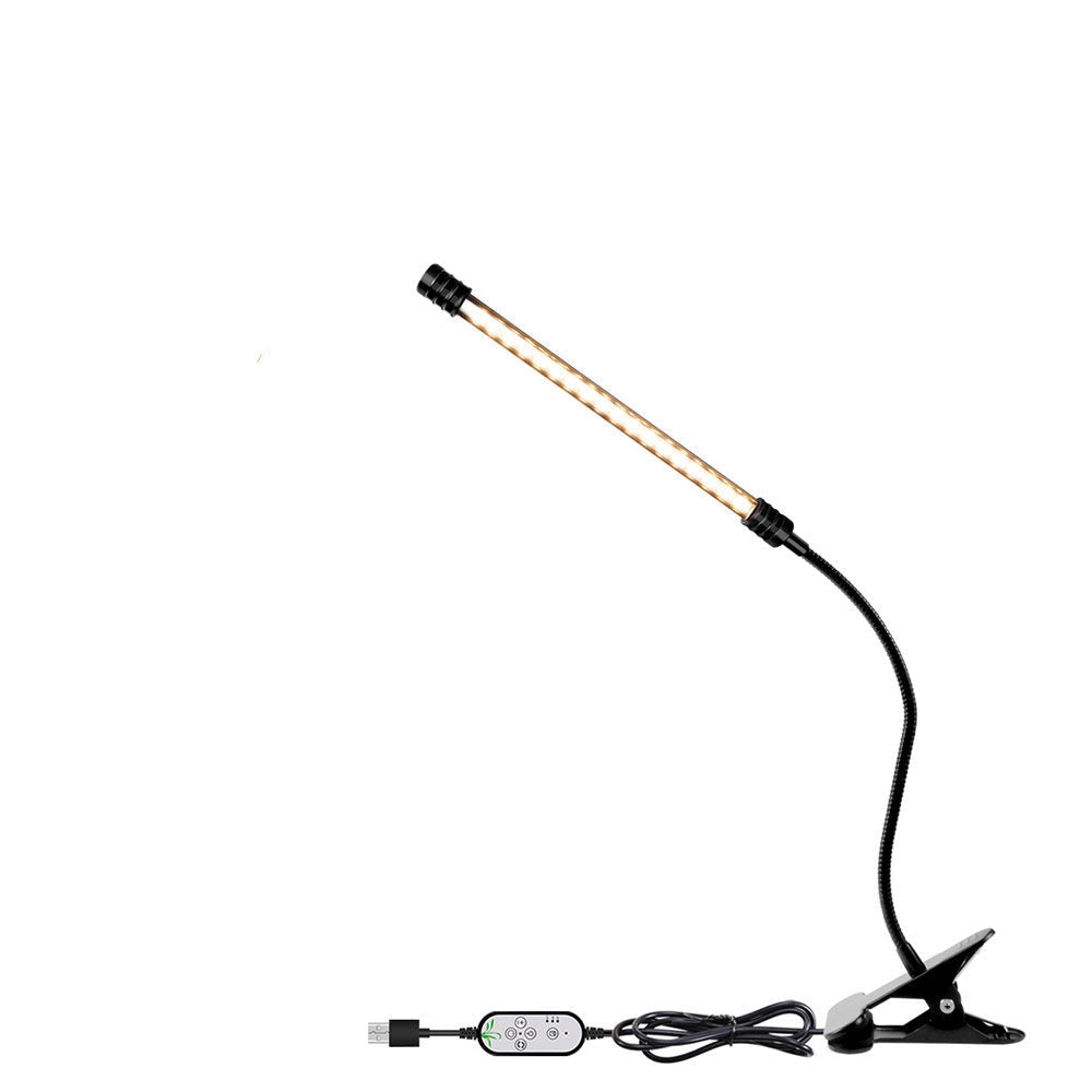 Full Spectrum LED Grow Light – USB Indoor Plant Growth Lamp with Timer and Dimmable Settings for Potted Flowers