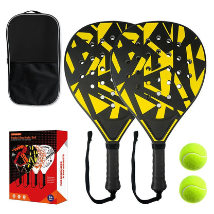 Model Panel Tennis Racket Set – Durable ABS Plastic Outdoor Sports Rackets for Youth Physical Education, Beginner Training and Recreation