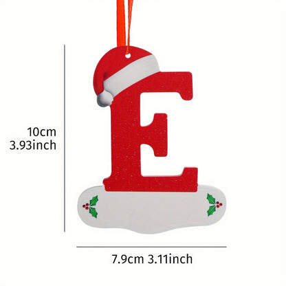 Alphabet Letter Christmas Ornaments – 26-Piece A–Z Hanging Tree Decorations for Home, Holiday Parties, Navidad & New Year 2026 Accessories