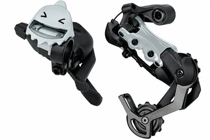 S-RIDE Bike Shifter and Rear Derailleur Set – Coordinated Bicycle Drivetrain Components for Smooth Gear Changes, Cycling Upgrades and Stylish Custom Builds
