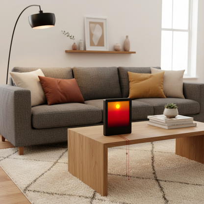 Kinetic Sunrise Sunset Wall Lamp – Adjustable Dual-Rope Moving Night Light for Bedrooms, Creative Decor, Relaxing Ambience and Unique Gifts