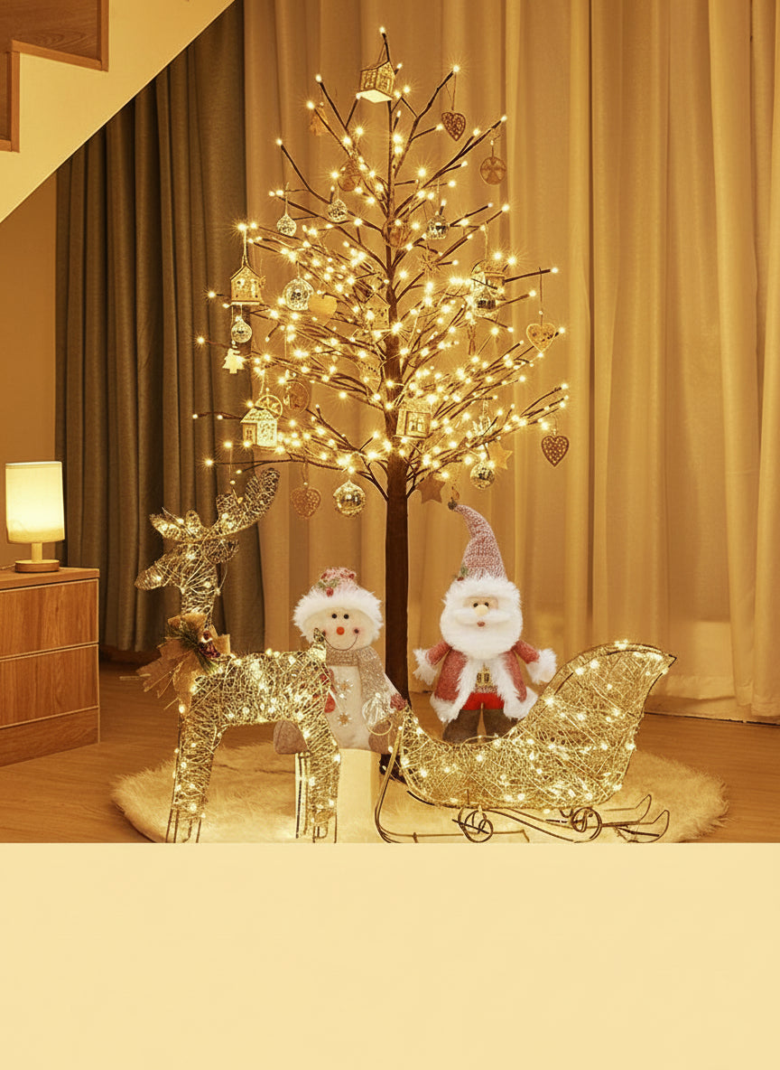 Decorative LED Christmas Tree Lights – Festive Home & Commercial Holiday Lighting for Windows, Trees, Garlands & Seasonal Displays