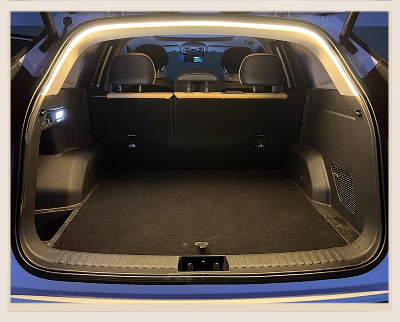 High Brightness Car Trunk LED Light Strip – Automatic Sensing Ambient Interior Lighting with Wiring-Free Installation