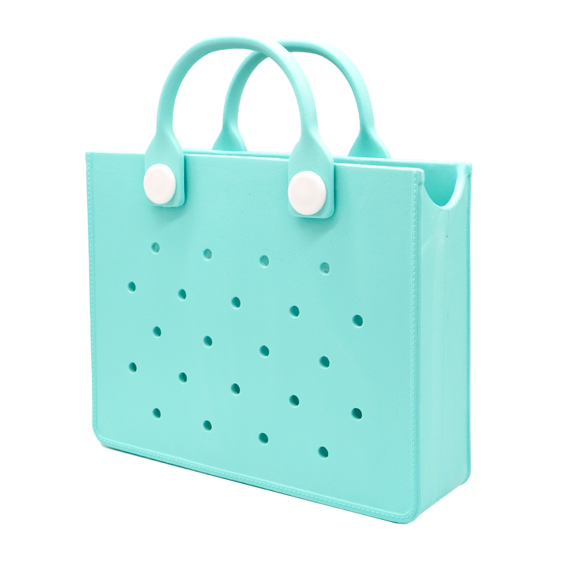Fashion Soft EVA Large Storage Tote Bag – Waterproof Women’s Shoulder Handbag for Beach, Outdoors, Travel, Weddings & Daily Use
