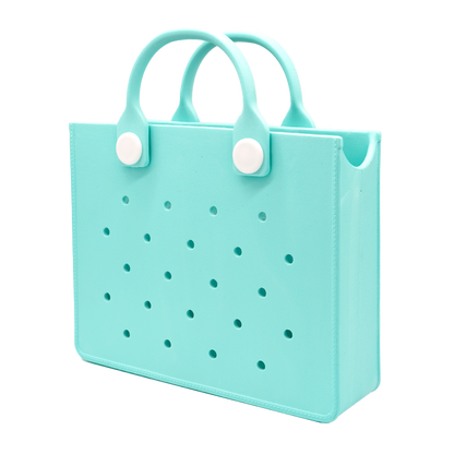 Fashion Soft EVA Large Storage Tote Bag – Waterproof Women’s Shoulder Handbag for Beach, Outdoors, Travel, Weddings & Daily Use