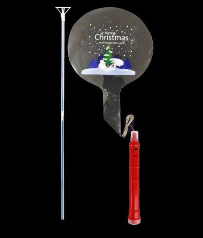 LED Light-Up BOBO Balloon Set – Flashing Handle Christmas & Birthday Party Balloons for Kids, New Year Toys, Festive Décor & Celebration Accessories