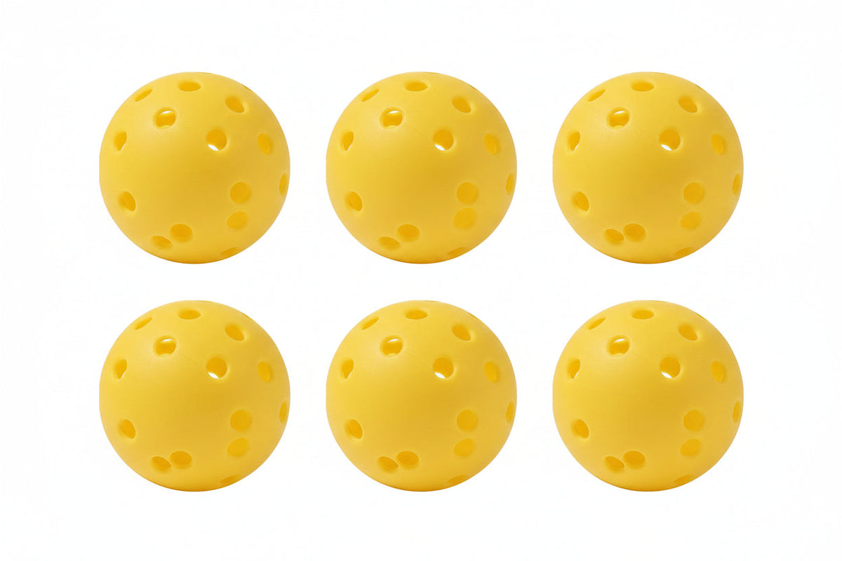 Outdoor Pickleball Balls – 40-Hole High-Performance Durable Pickleballs for Training, Practice Sessions, Recreation and Tournament Play
