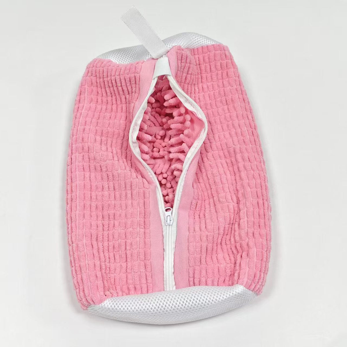 Shoe Washing Laundry Bag with Zipper – Padded Mesh Sneaker and Hat Cleaning Protector Washer Cage