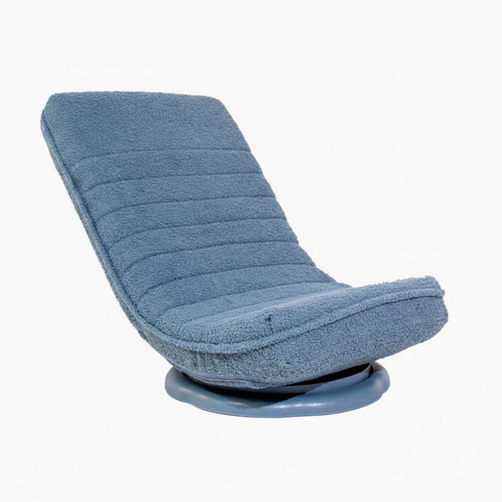 Foldable Rotating Moon Chair – Adjustable Backrest Lounge Recliner for Balconies and Living Rooms, Perfect for Relaxing, Reading and Comfortable Napping