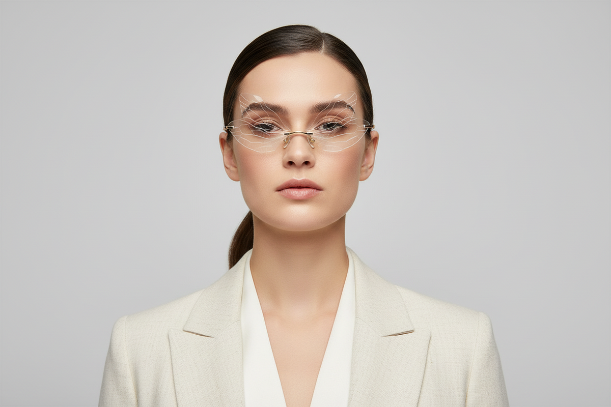 Trendy Dragonfly Wing Glasses – Unique Fashion Party Eyewear with Artistic Transparent Wings for Bold, Creative Style Lovers