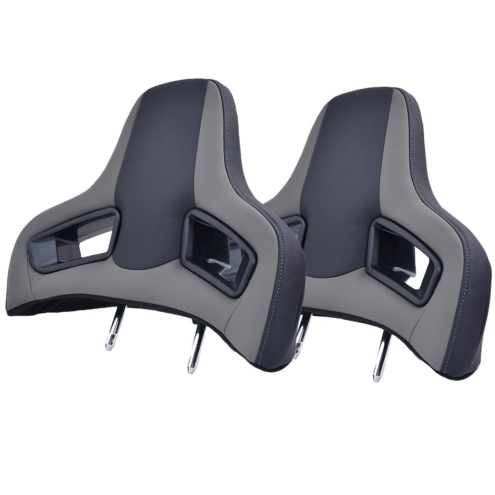 Premium Leather Racing Headrest – High-Quality Automotive Neck Support Cushion for Vehicle Seats, Driving Comfort and Sporty Interior Styling