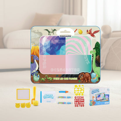 Water Doodle Drawing Mat - Reusable Educational Painting Toy for Toddlers, Creative Learning and Mess-Free Fun