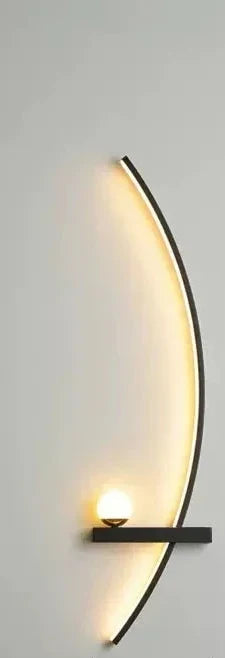 Modern LED Bedside Wall Lamp – Minimalist Art Sconce for Bedrooms, Reading Corners, Hotels and Stylish Contemporary Interior Lighting