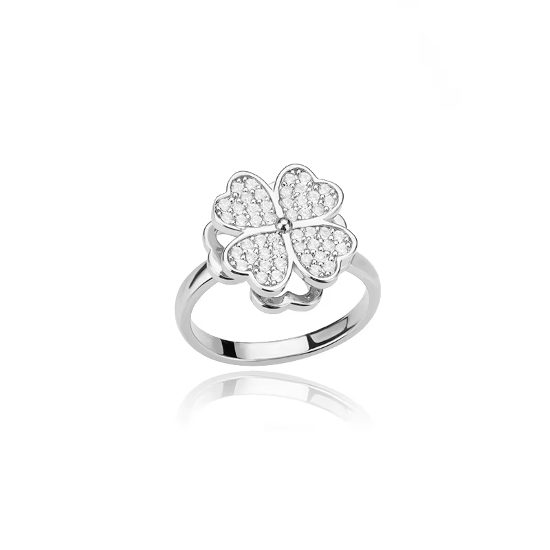 Anti-Stress Sunflower Spinner Ring – Stainless Steel Anxiety Fidget Jewelry for Women with Rotating Sun Star Design Christmas Gift.