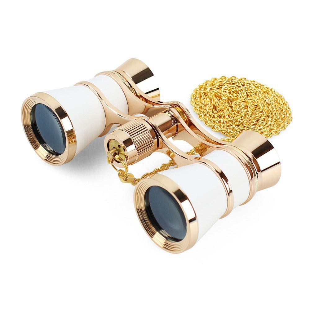 Vintage Opera Glasses — Compact Theater & Racecourse Binoculars, With or Without Handle