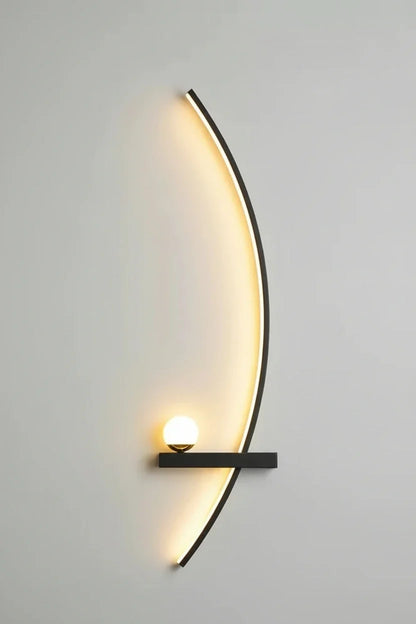 Modern LED Bedside Wall Lamp – Minimalist Art Sconce for Bedrooms, Reading Corners, Hotels and Stylish Contemporary Interior Lighting