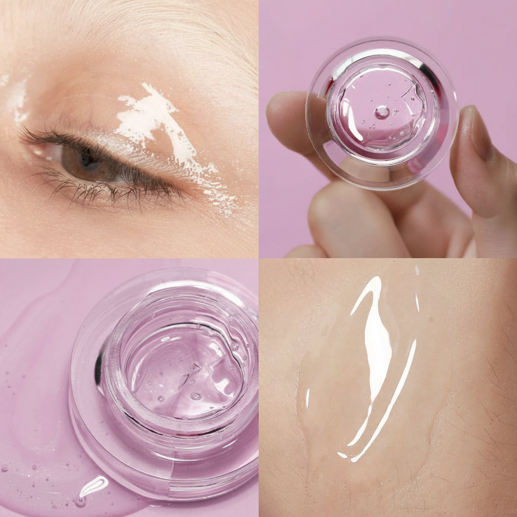 Liquid Pearlescent Highlighter Makeup - Waterproof Non Sticky Glow Enhancer for Eyes Cheeks and Radiant Party Makeup Looks