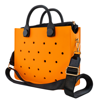 Fashion Soft EVA Large Storage Tote Bag – Waterproof Women’s Shoulder Handbag for Beach, Outdoors, Travel, Weddings & Daily Use