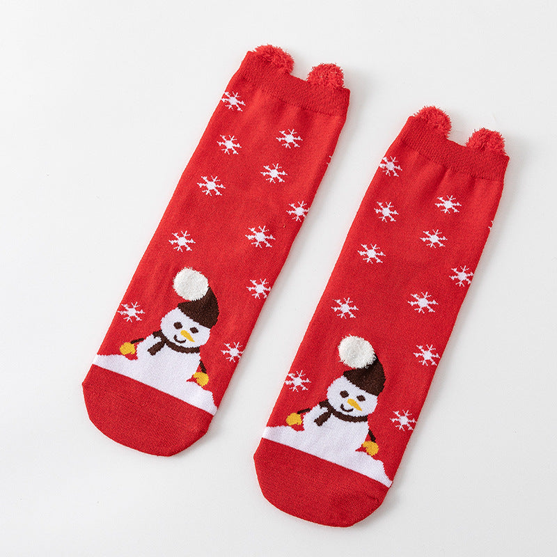 Cartoon Christmas Socks Ornaments – Cute Holiday Hanging Decorations for Home, Xmas Gifts, Noel Parties & New Year 2025 Festive Atmosphere Enhancement