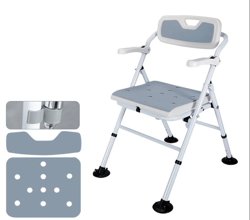 Japanese Anti-Slip Bath Stool – Foldable Shower Chair with Drainage Holes and Sturdy Support for Elderly, Pregnant and Everyday Bathroom Users